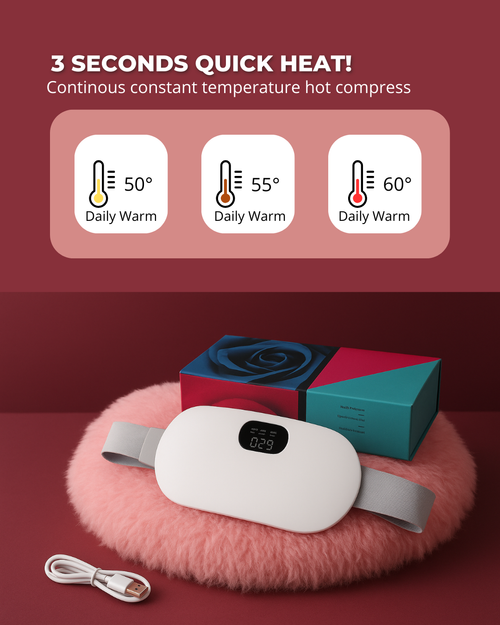 Instant Relief Heating Pad for Cramps & Period Discomfort